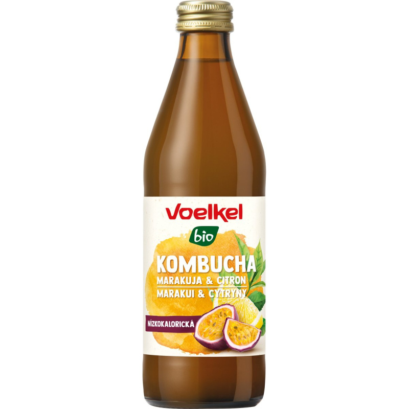 Voelkel BIO kombucha marakuja a citron