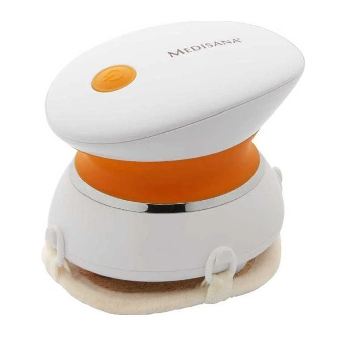 EmaHome Mini vibrační masážní strojek Medisana HM 845 / 2 × 1,5 V (AAA) / bílá / oranžová