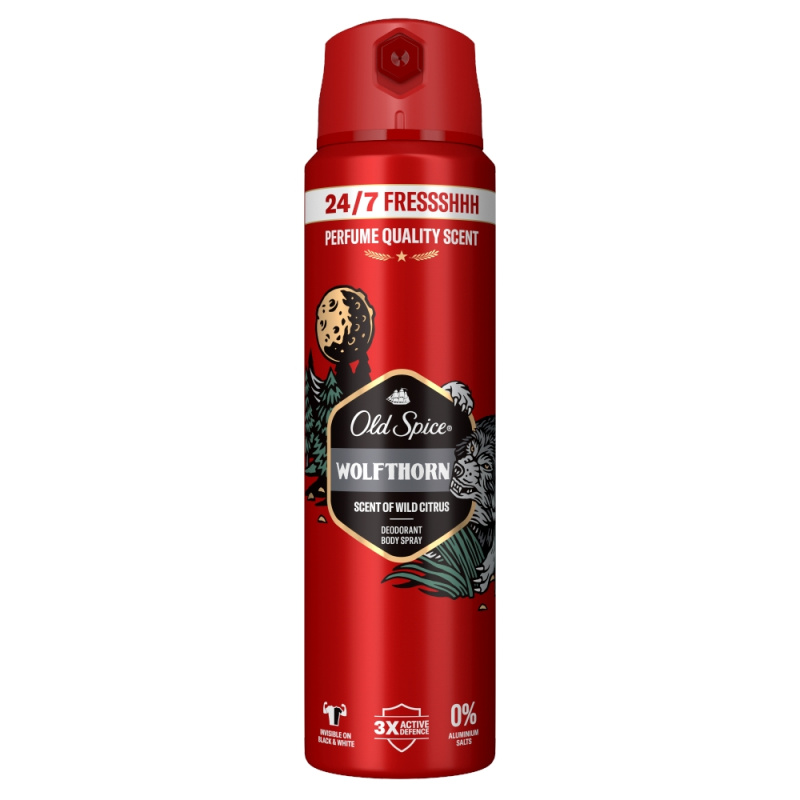 Old Spice Wolfthorn XXL Body Spray deodorant ve spreji 150 ml