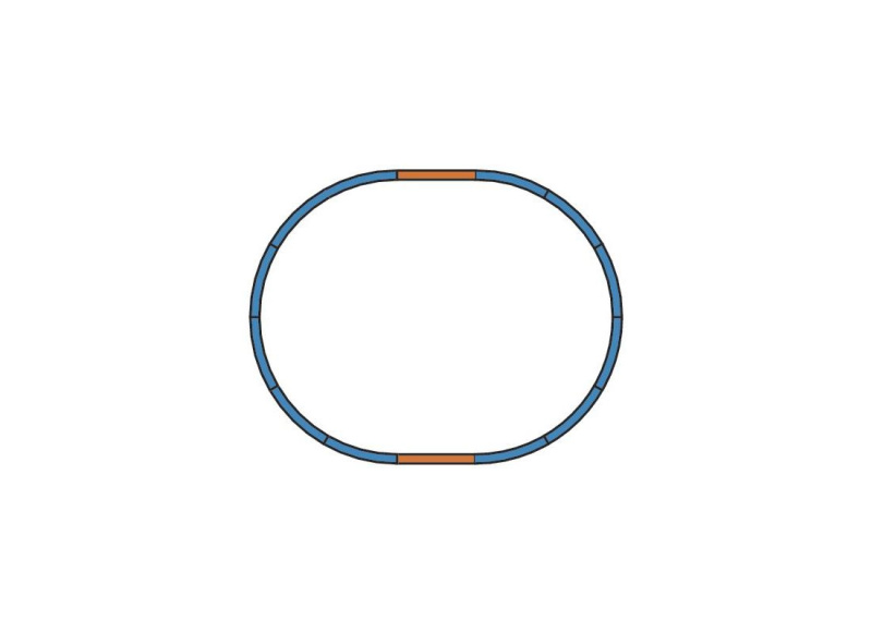 Piko Sada kolejí A (základní ovál) - 55300