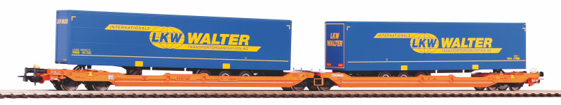 Piko Dvoudílný kapsový vagon T3000e Wascosa s 2 návěsy Walter VI - 58979