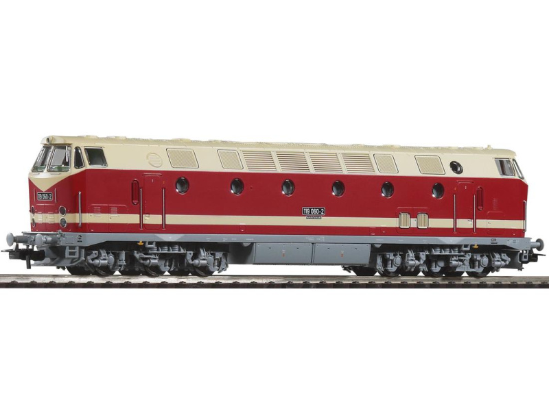 Piko Dieselová lokomotiva BR 119 (šedý rám podvozku) DR IV - 59930
