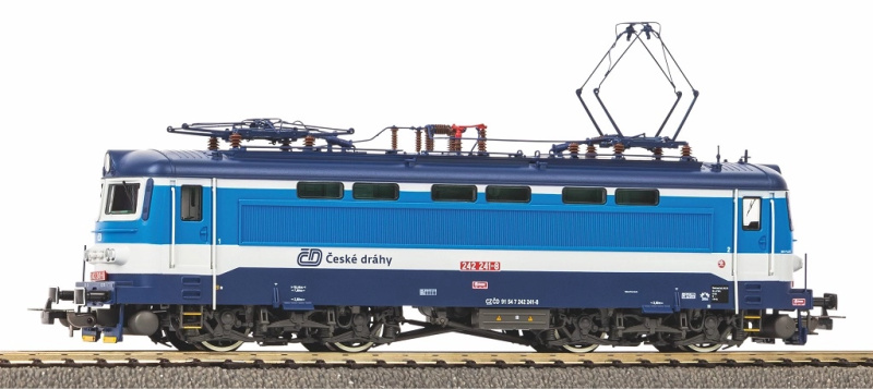 Piko Elektrická lokomotiva BR 242 ČD VI včetně zvukového dekodéru, digitální - 97411
