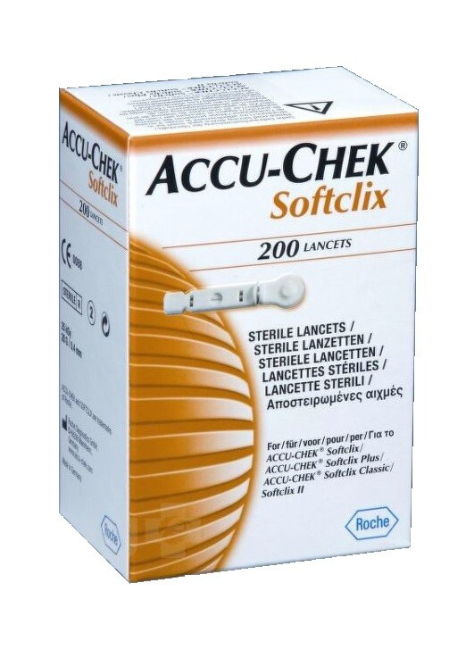 ACCU-CHEK Softclix lancety 200