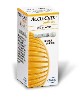 ACCU-CHEK Softclix lancety 25