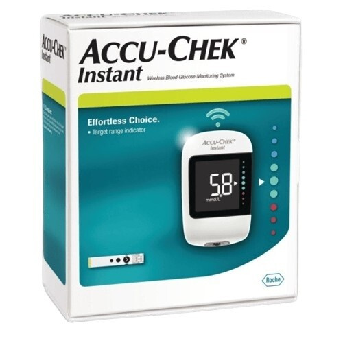 GLUKOMETR ACCU-CHEK INSTANT SADA-PŘÍSTROJ,10 PROUŽKŮ, LANCETOVÉ PERO, LANCETY