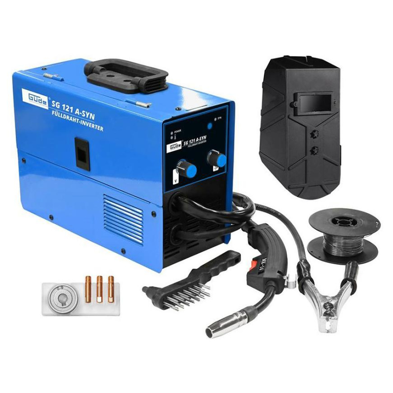 Svářečka s plněnou drátovou elektrodou SG 121 A-SYN, 120 A, 6 kVA