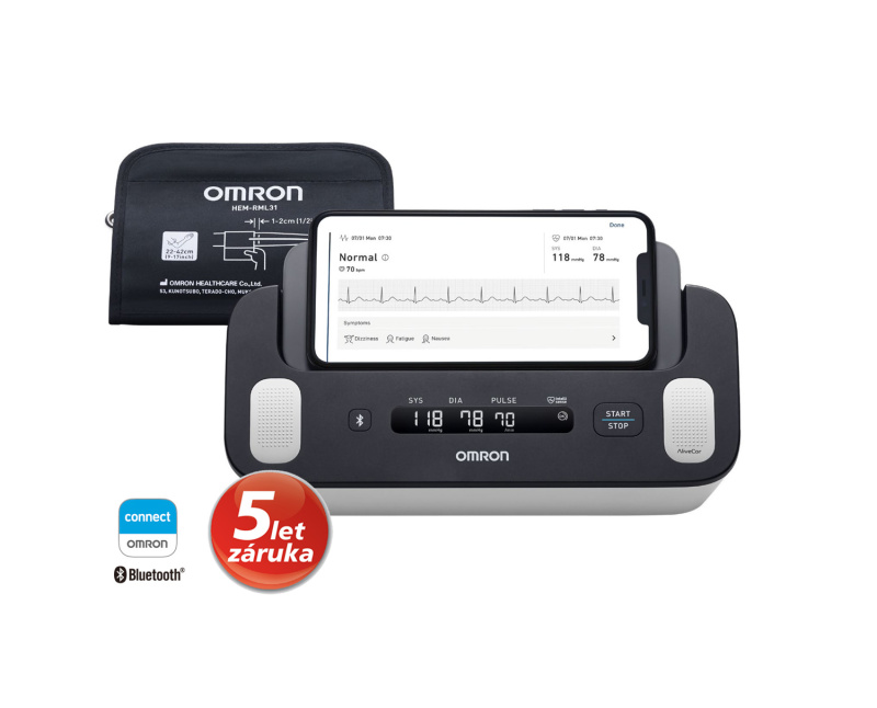OMRON Tonometr complete s EKG