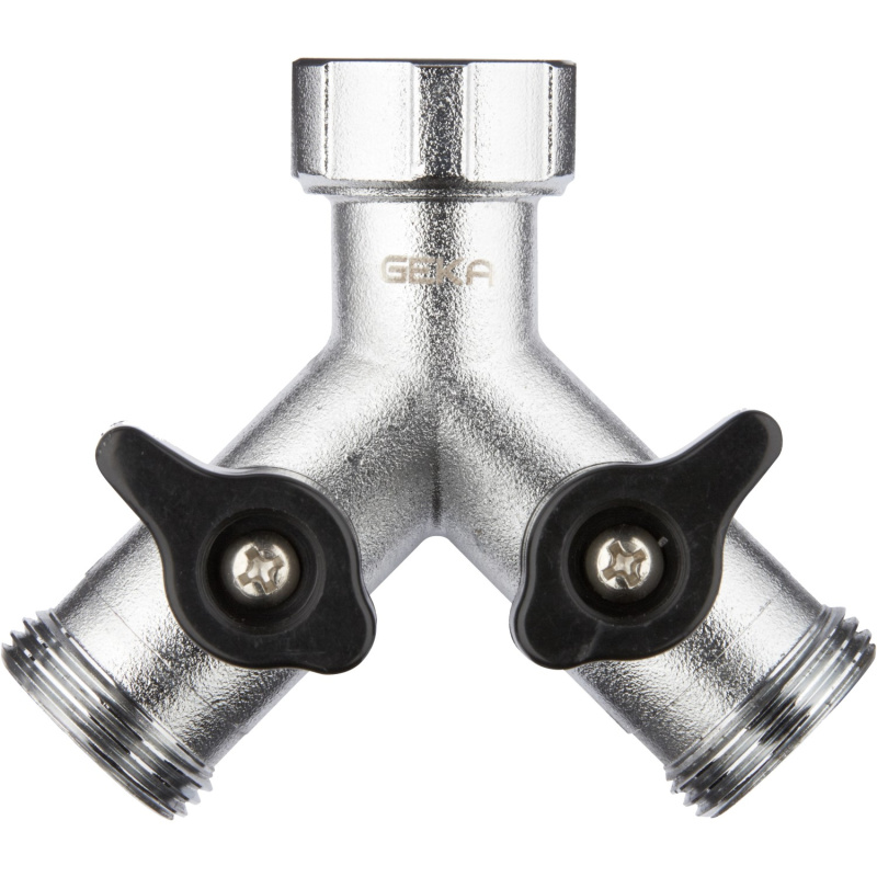 GEKA plus push-fit system Dvoucestný ventil R24,1mm (3/4") - 2x Rp26,4mm (3/4")