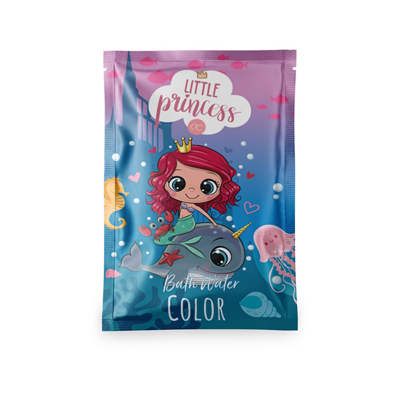 Accentra LITTLE PRINCESS barva do koupele pro děti 80 g