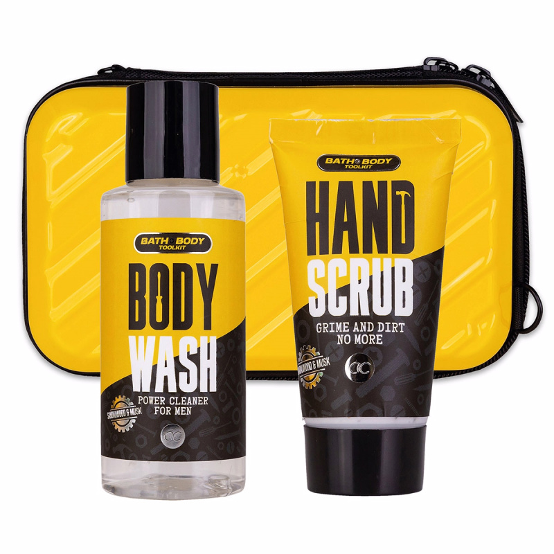 Koupelový set BATH and BODY TOOLKIT v cestovním pevném pouzdru ACCENTRA