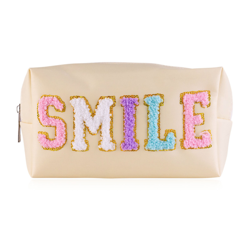 Accentra Kosmetická taštička s nášivkou "SMILE"