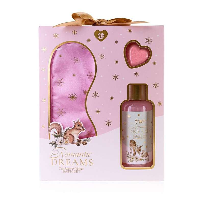 ACCENTRA Koupelový set Romantic Dreams Dárkové balení 3 kusy