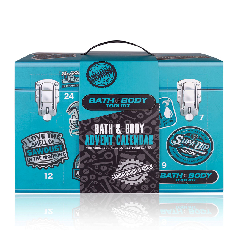 Accentra BATH and BODY TOOLKIT adventní kalendář pro muže