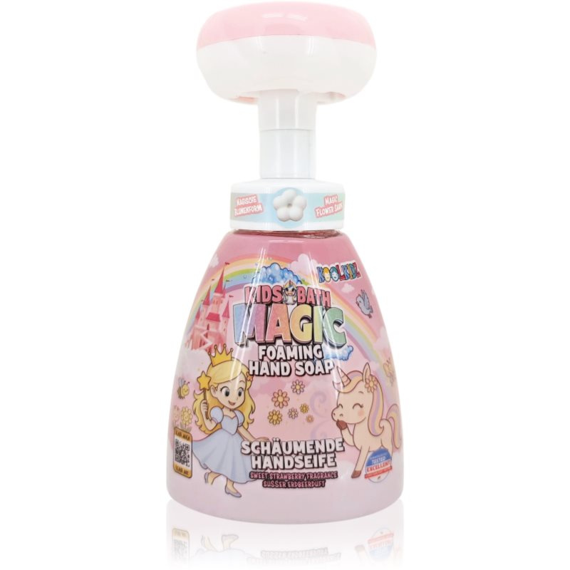 ACCENTRA Koolkidz tekuté mýdlo s pěnovou pumpičkou jahoda 310 ml
