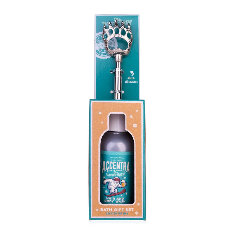 ACCENTRA Men's Collection set koupelový se škrabkou na záda 150 ml