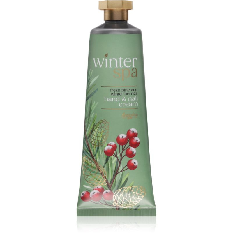 Accentra Winter Spa Hand & Nail Cream krém na ruce a nehty s vůní Fresh Pine and Winter Berry 60 ml