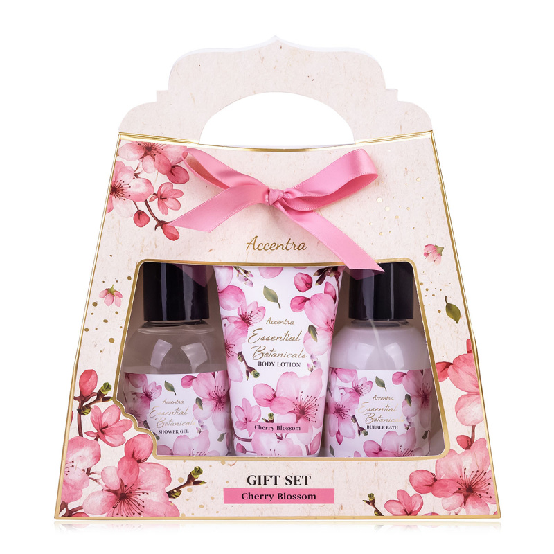 Accentra Dárková sada v krabičce s uchem Cherry Blossom Essential Botanical