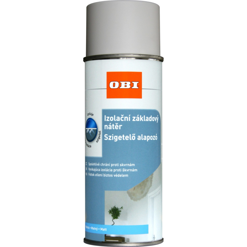 OBI Izolační základový nátěr, matná bílá, 400 ml