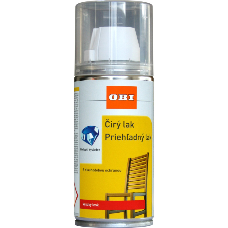 OBI Barva ve spreji lesklá bezbarvá 150 ml
