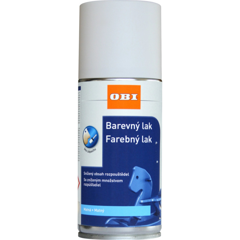 OBI Lak ve spreji matný RAL 9010 bílá 400 ml