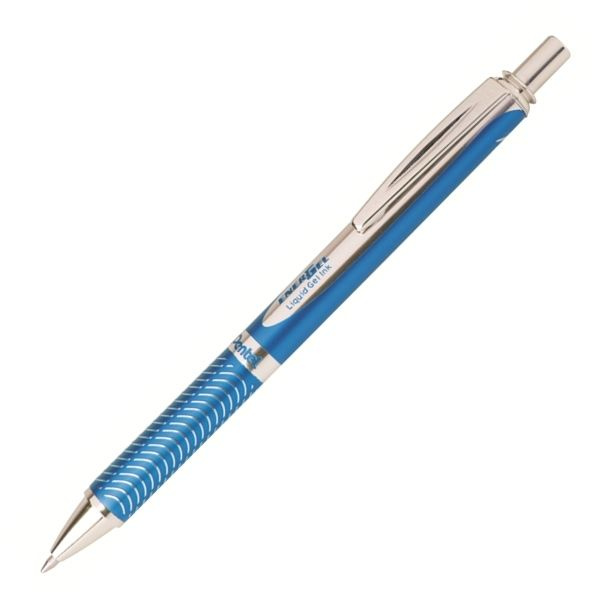 Gelový roller Pentel Energel Steel - světle modrý