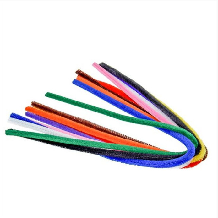 Chlupaté modelovací drátky (10ks) - mix 10ti barev