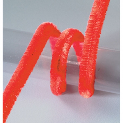 Chlupaté modelovací dráty (10ks) - červené