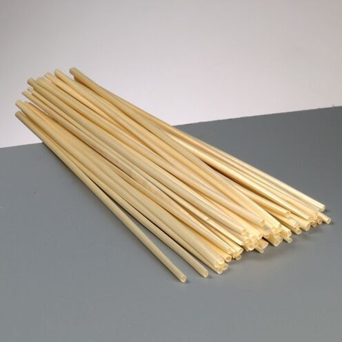 Sláma o délce 22cm - jemně bělená (50 ks)