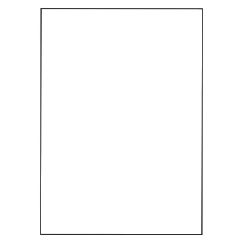 Pěnovka Moosgummi 30x45cm (1ks) bílá 2mm