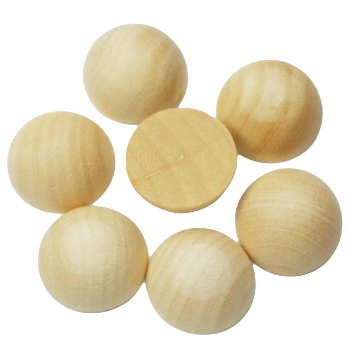 Dřevěné polokoule 40mm (25ks)