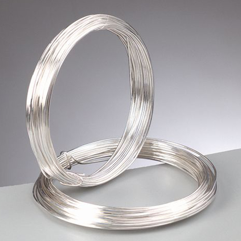 Drátek kulatý postříbřený 0,4mm x 20m