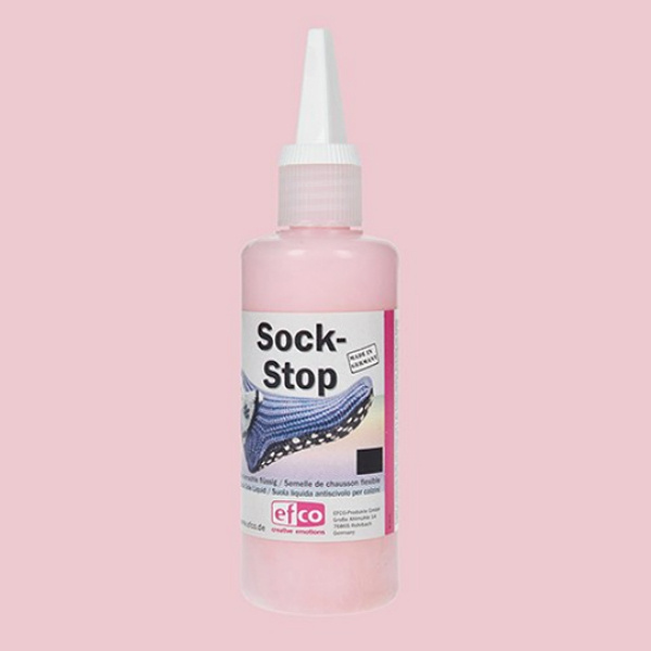 Efco Protiskluzová barva na ponožky Sock-Stop, 100 ml - VYBERTE ODSTÍN - Protiskluzová barva na ponožky Sock-Stop, 100 ml - sv. růžová