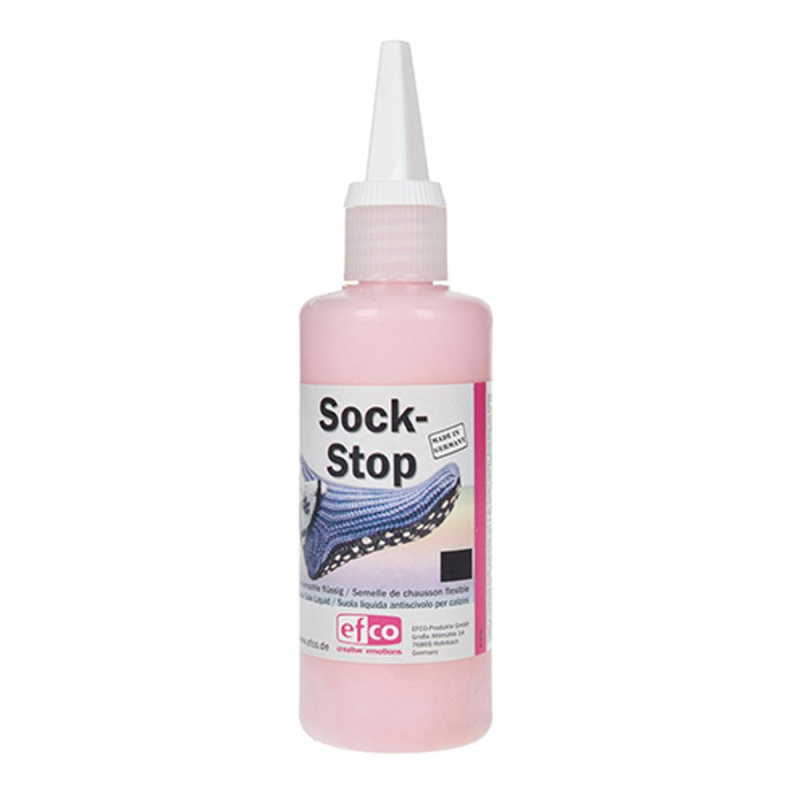 Efco Protiskluzová barva na ponožky Sock-Stop, 100 ml - VYBERTE ODSTÍN - Protiskluzová barva na ponožky Sock-Stop, 100 ml - sv. růžová