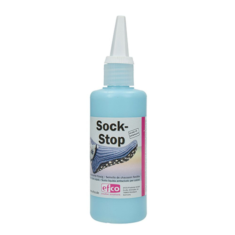 Efco Protiskluzová barva na ponožky Sock-Stop, 100 ml - VYBERTE ODSTÍN - Protiskluzová barva na ponožky Sock-Stop, 100 ml - sv. modrá