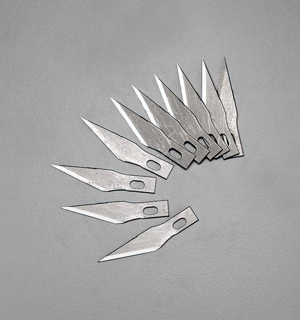 Náhradní čepele EFCO (10ks) na hobby nůž celokovový