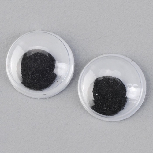 Dekorační pohyblivé oči kulaté 4mm (100ks)