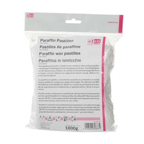 Vosk na svíčky v pastilkách 1kg (100% parafín)