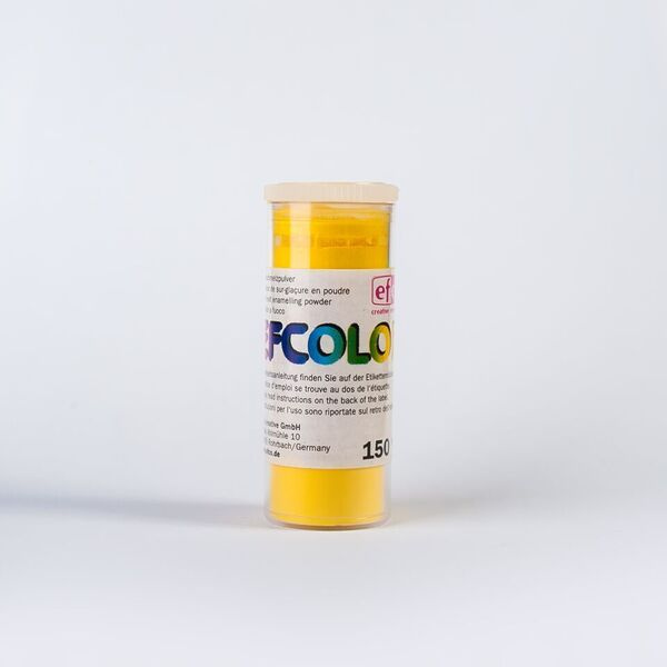 Efcolor - Smaltovací prášek, 10 ml - žlutý