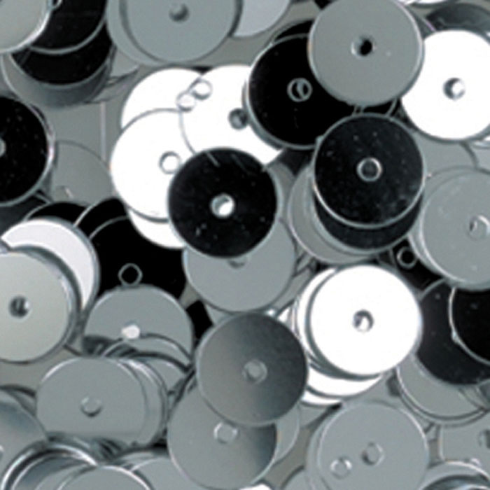 Flitry hladké 4000ks stříbrné