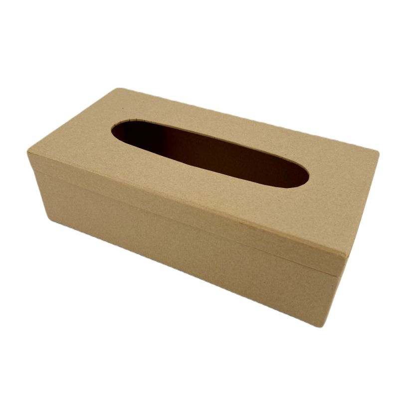 Krabička PappArt z papermaché na kapesníky k dotvoření, 26 x 13 x 8 cm Aladine