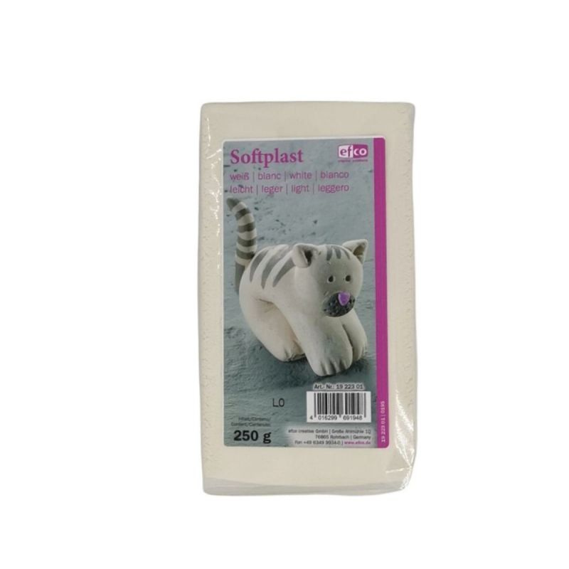 Softplast samotvrdnoucí hmota bílá 250g