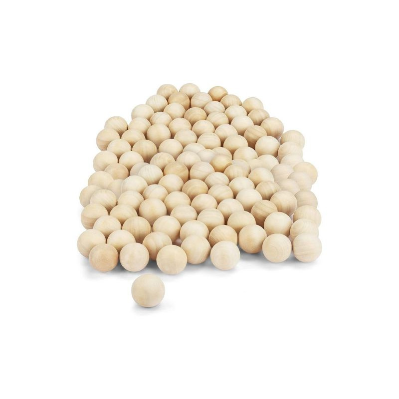 Dřevěné koule 25mm bez otvoru (50ks)