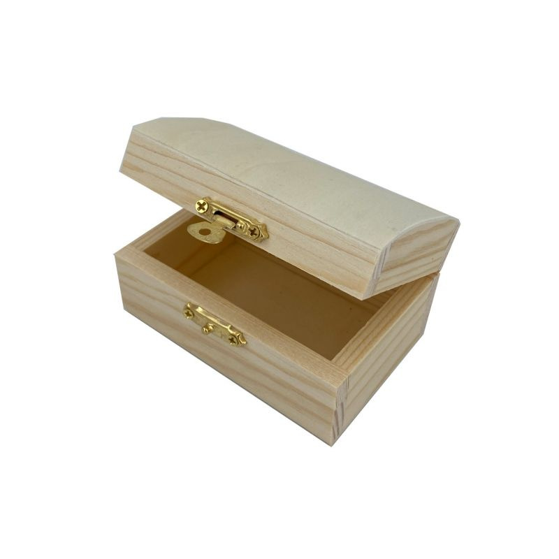 Dřevěná šperkovnička 9,5x6,5x5,3cm