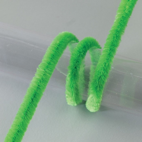 Chlupaté modelovací drátky (10ks) - světle zelené