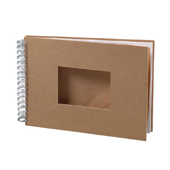 Album kroužkové s výřezem obdélníku (190g/m2, 25 listů) A4