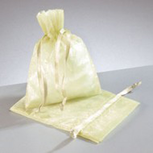 Dárkový sáček krémový 7,5x10 cm