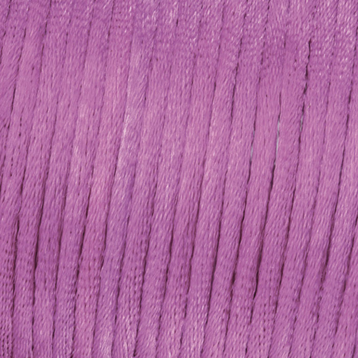 Saténová stužka Kumihimo, síla 2mm - fialková