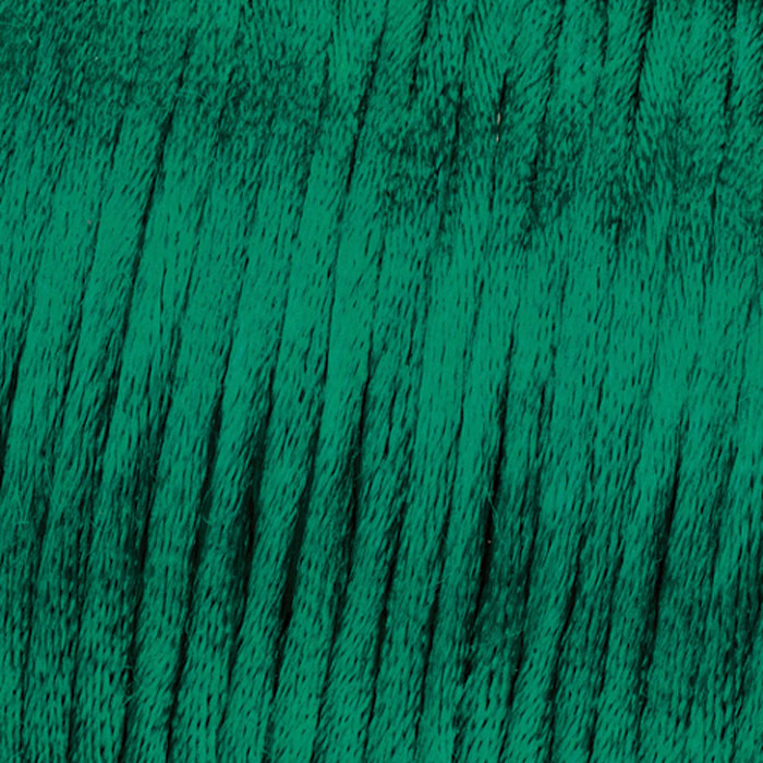 Saténová stužka Kumihimo, síla 2 mm - tmavě zelená