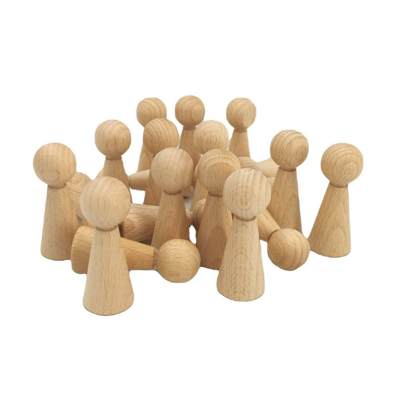 Dřevěné figurky 60mm (20ks)